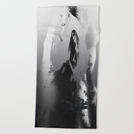 Death Siren Road Beach Towel