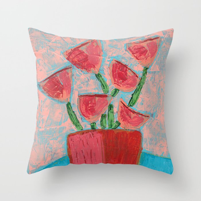 Forever Flowers From Ruth by Love Katie Darling Throw Pillow