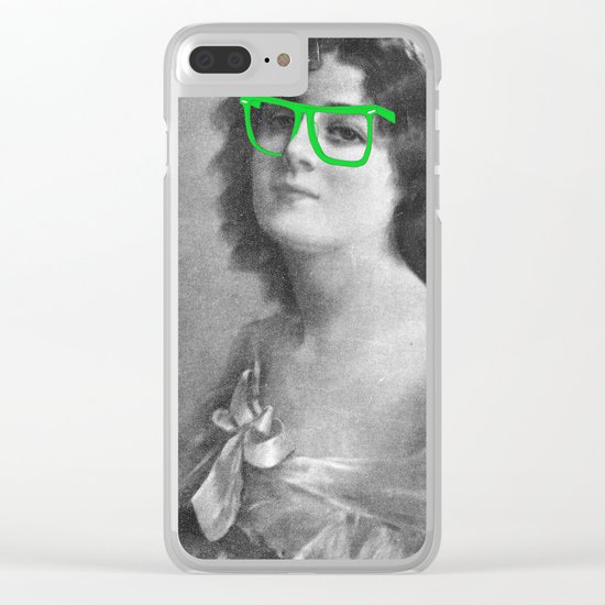 Josephine is a Hipster Clear iPhone Case
