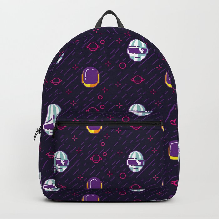 Daft Punk Pattern Backpack