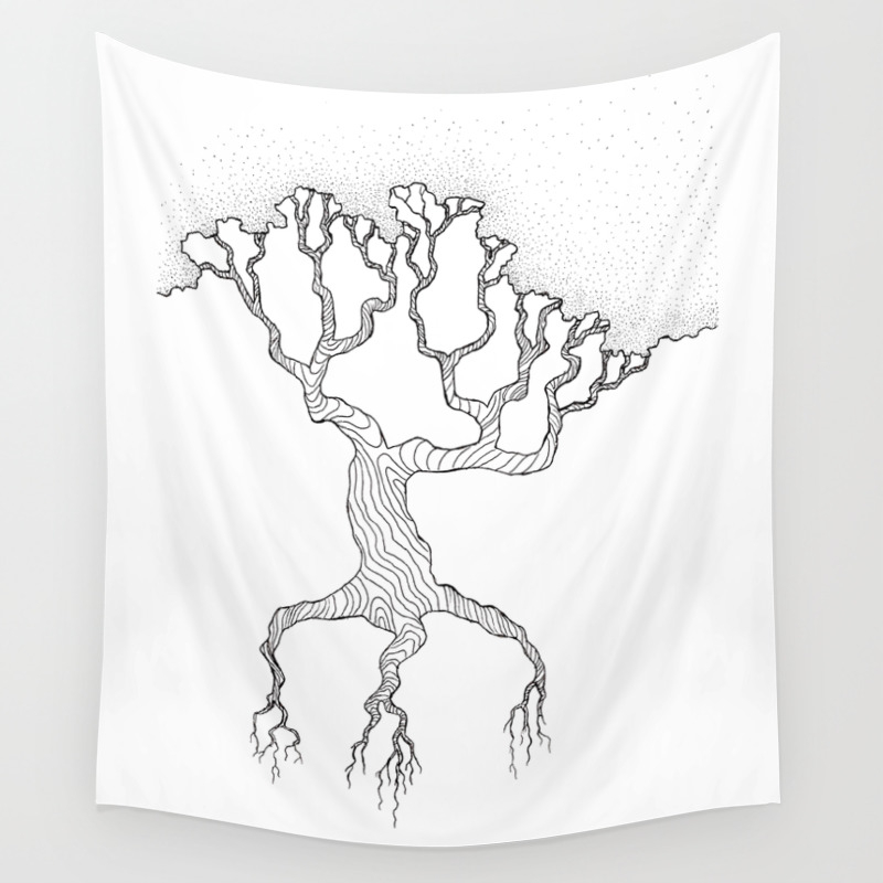 Twisted Tree Wall Tapestry By Artaholic Society6