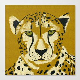 Big Cat CheetahYellow Canvas Print