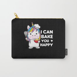 I Can Bake You Happy Sweet Unicorn Bakes Carry-All Pouch