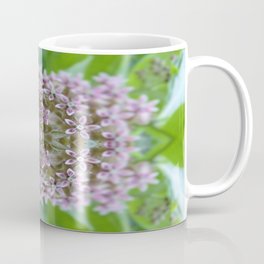 Kaleidoscope Pink Milkweed Flower Macro Photograph Coffee Mug