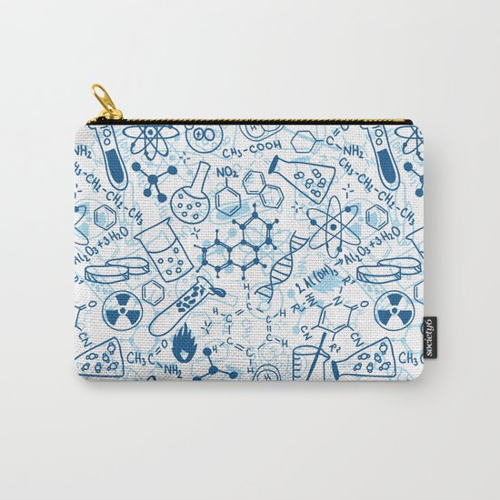 School chemical pattern #2 Carry-All Pouch