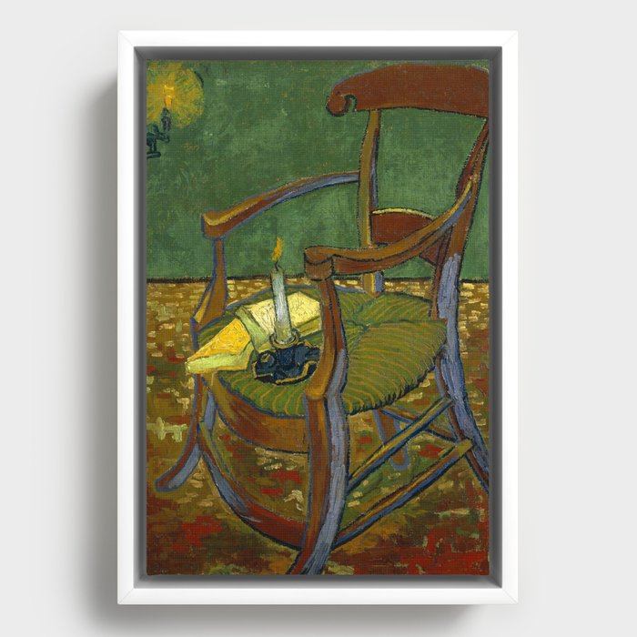Gauguin’s Chair (1888) - Vincent Van Gogh Framed Canvas