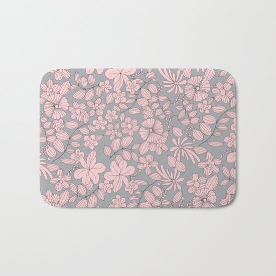Flowers XIV Bath Mat