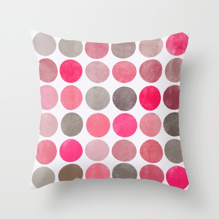 colorplay 4 sq Throw Pillow