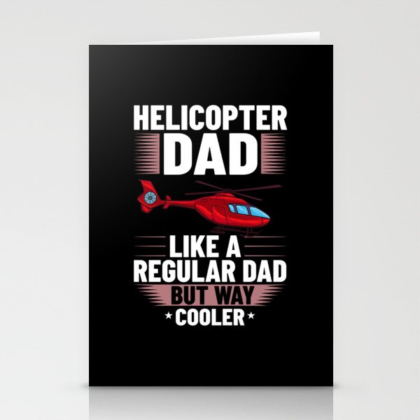 Helicopter Rc Remote Control Pilot Stationery Cards