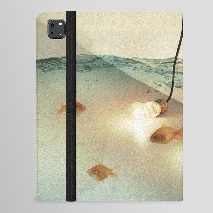 ideas and goldfish iPad Folio Case