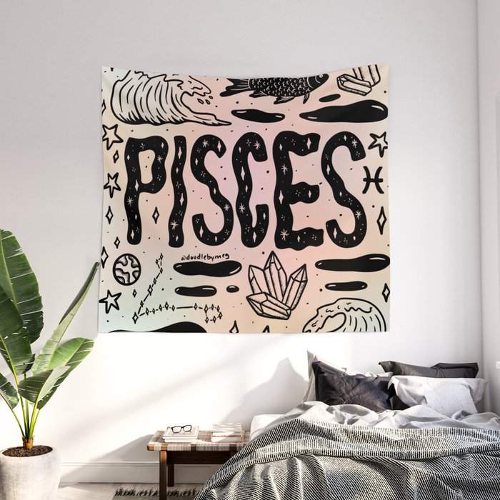 Pisces wall tapestry best sale