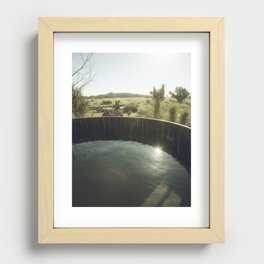 Jacuzzi Desert - Support my small business Recessed Framed Print