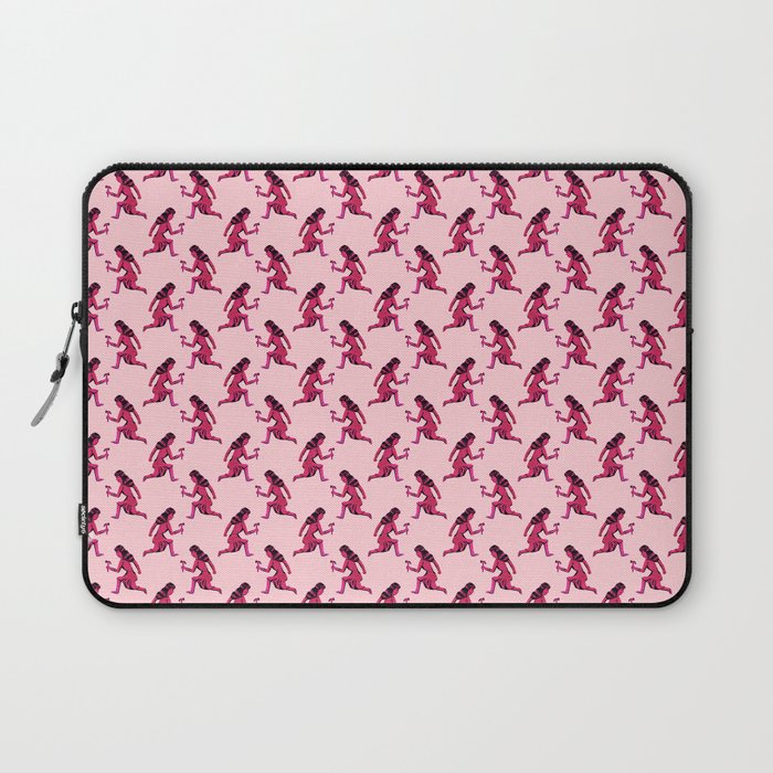 Pink Hammer Lady Pattern Laptop Sleeve
