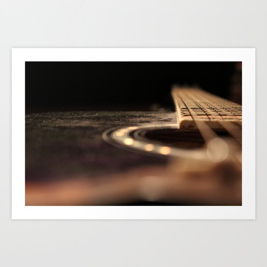 Guitar Art Print