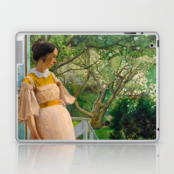 In the Garden Door, The Artist's Wife by Laurits Andersen Ring Laptop & iPad Skin