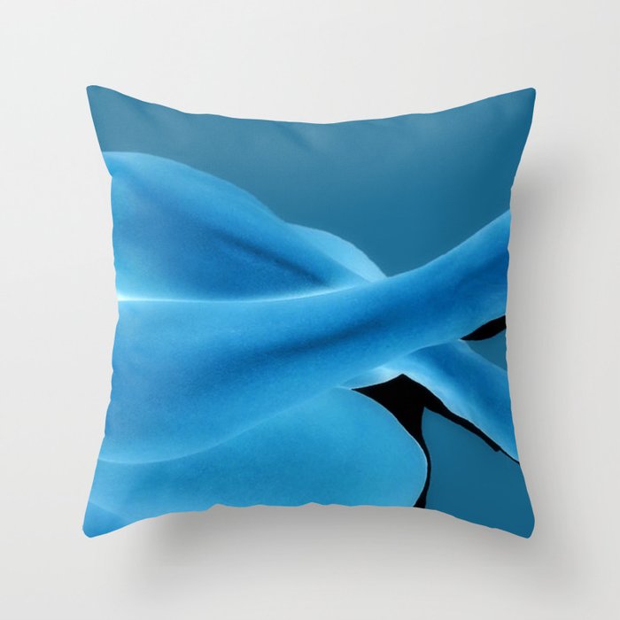 Electric Blue sexy Throw Pillow by Brian Raggatt Society6
