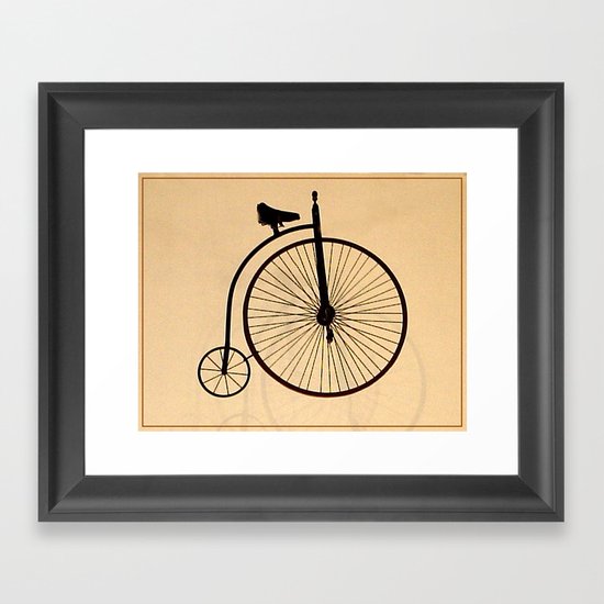 Speedy Bike Framed Art Print
