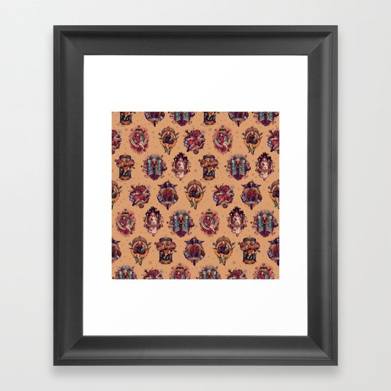 All Those Bright and Shining Companions Framed Art Print