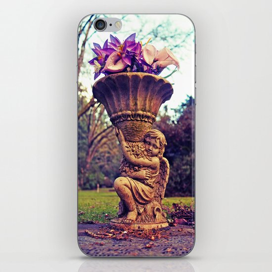 Graveyard statue iPhone & iPod Skin