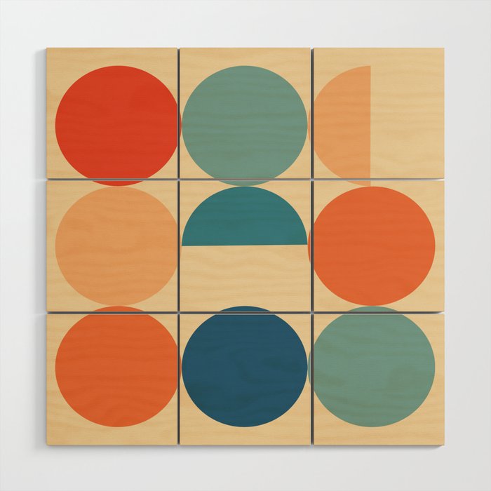 retro 24 Wood Wall Art