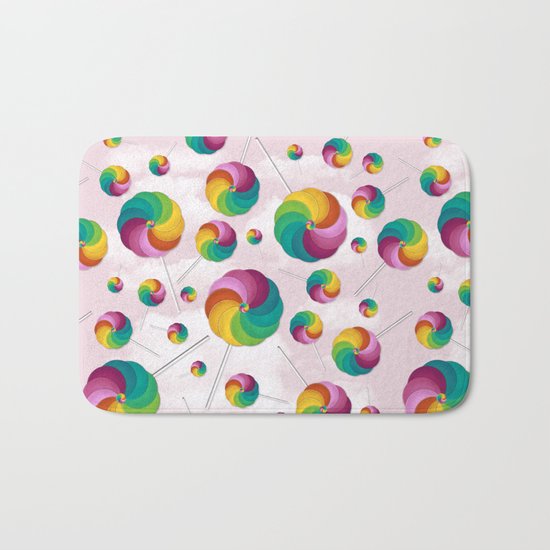 Lollipop Rain Bath Mat