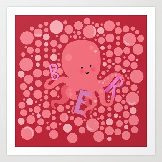 OCTO-BER Art Print