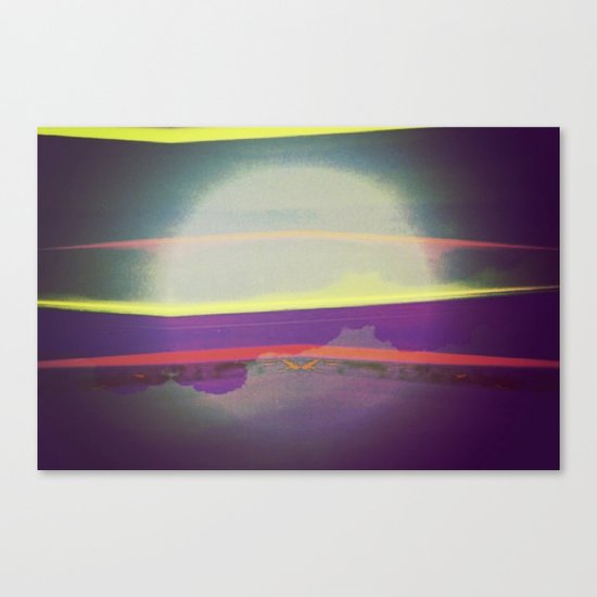 Signs in the Sky Collection - Falling Moon Canvas Print