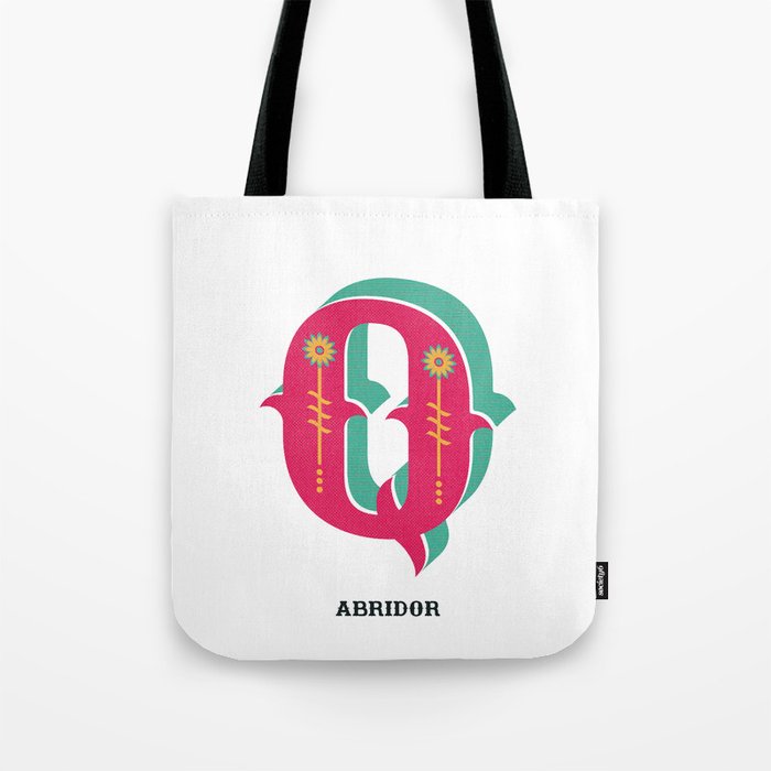 Abridor Type Design Q Tote Bag