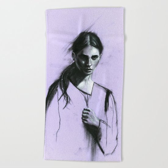 Cloaked Beach Towel