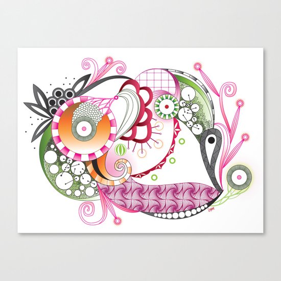 Autumn tangle Canvas Print