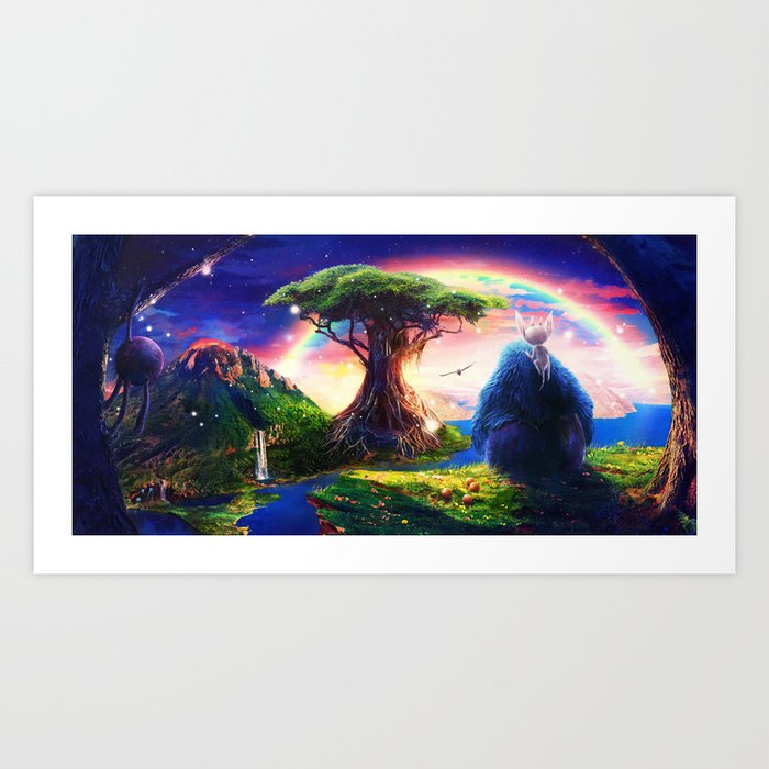 Ori And The Blind Forest Art Print