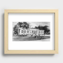 Carnegie Library - Columbus Ohio - 1905 Recessed Framed Print