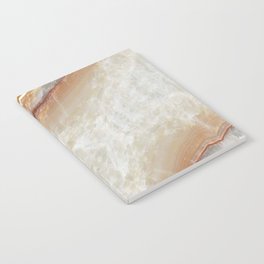 Ivory Agate Stone Notebook