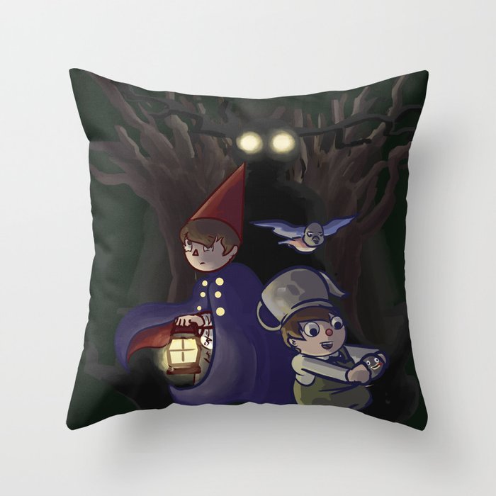 into the unknown Throw Pillow