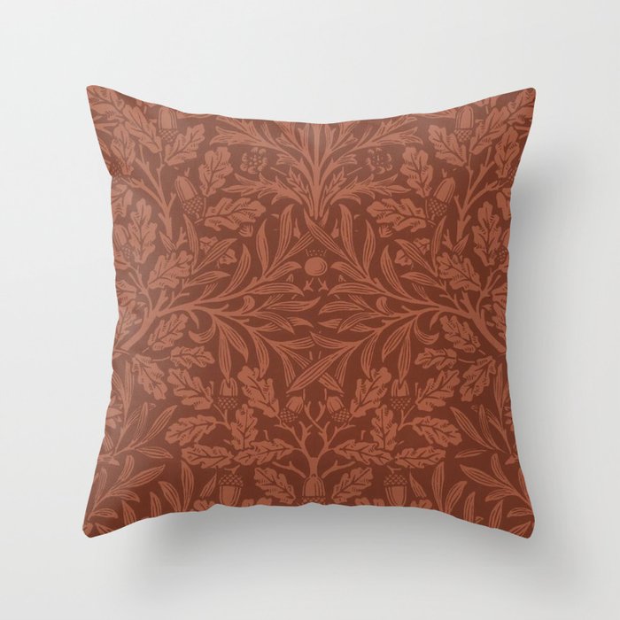 Leaves Pattern Throw Pillow