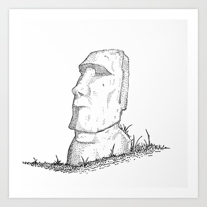 Moai Posters and Art Prints for Sale