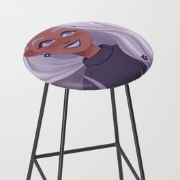 Girl in purple Bar Stool