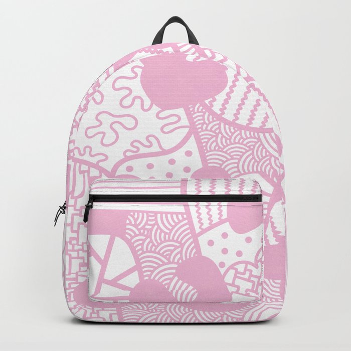 Geometrical pattern maximalist 13 Backpack