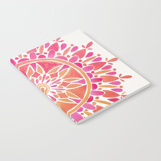 Mandala – Pink Ombré Notebook