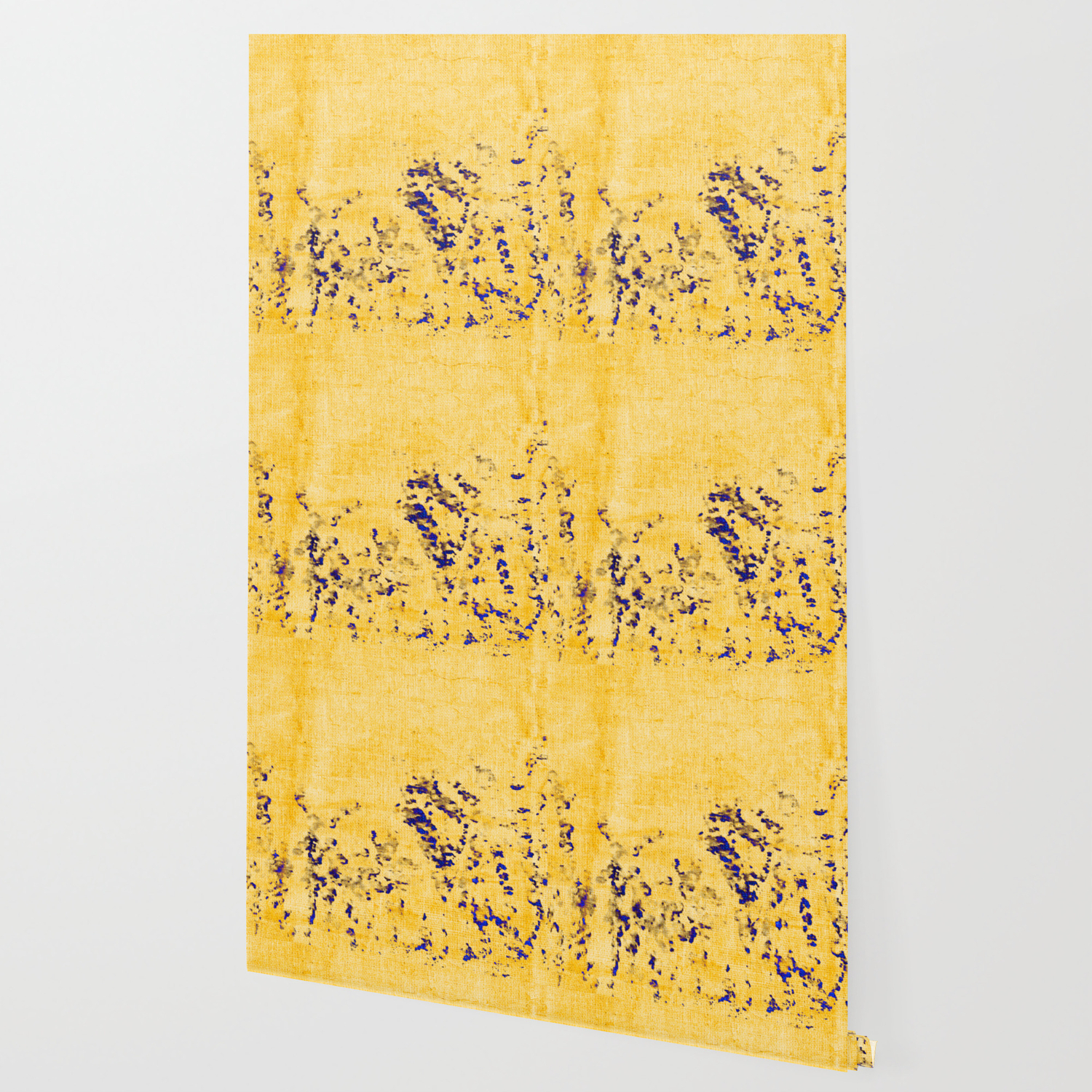 Abstract Tiny Blue Flowers Wallpaper By Tess Andre Society6