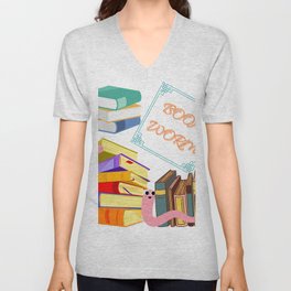 Books V Neck T Shirt
