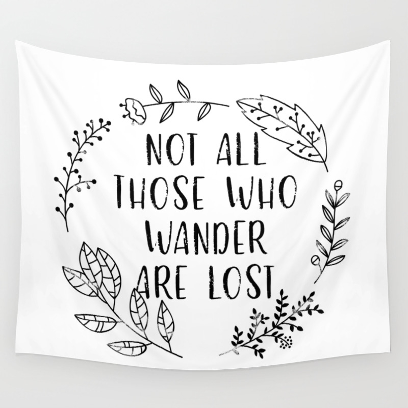 all black tapestry