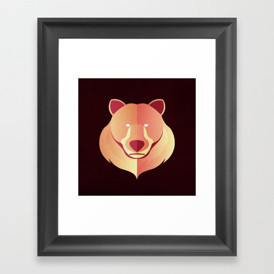 Bear Framed Art Print