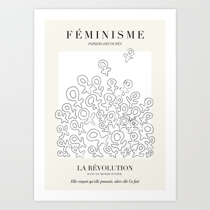 L'ART DU FÉMINISME XVII — Feminist Art — Matisse Exhibition Poster — Art Print