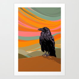 Ravens Song Art Print