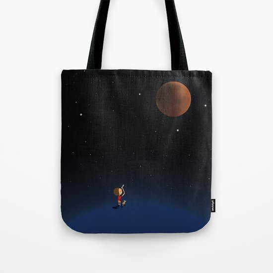 The Red Moon Tote Bag