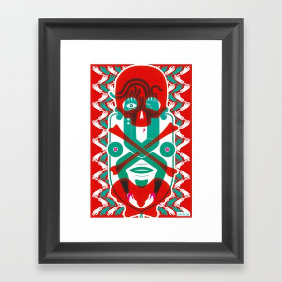 The Body Framed Art Print