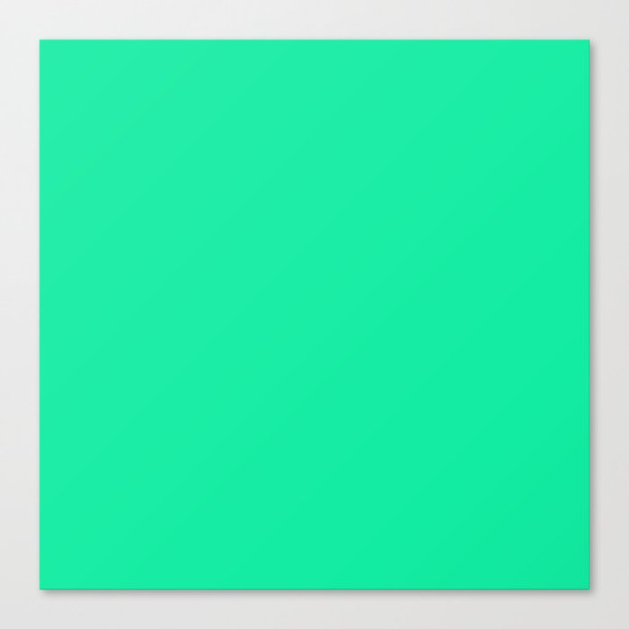 Green Gelatin Canvas Print