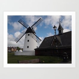 Lithum Windmill Art Print