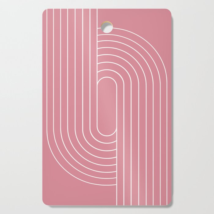 Oval Lines Abstract VI Cutting Board